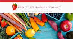 Desktop Screenshot of harvestvegetarianrestaurant.com